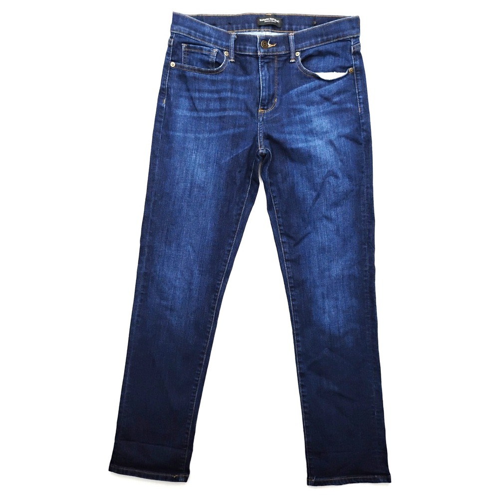 Banana Republic Jeans Womens 28 Blue Denim‎ High Rise Straight Pants Medium Wash